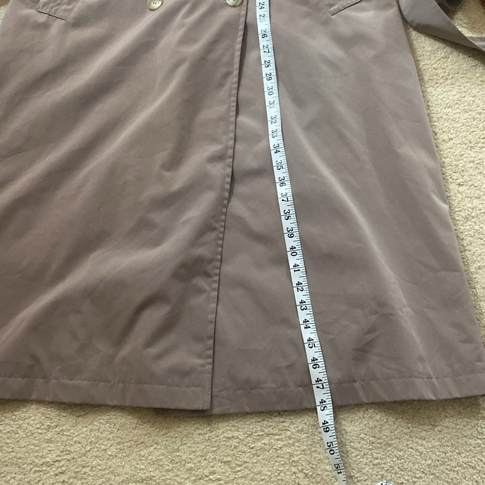 Vintage Fleet Street Trench coat raincoat size 14 belted - Picture 9 of 14